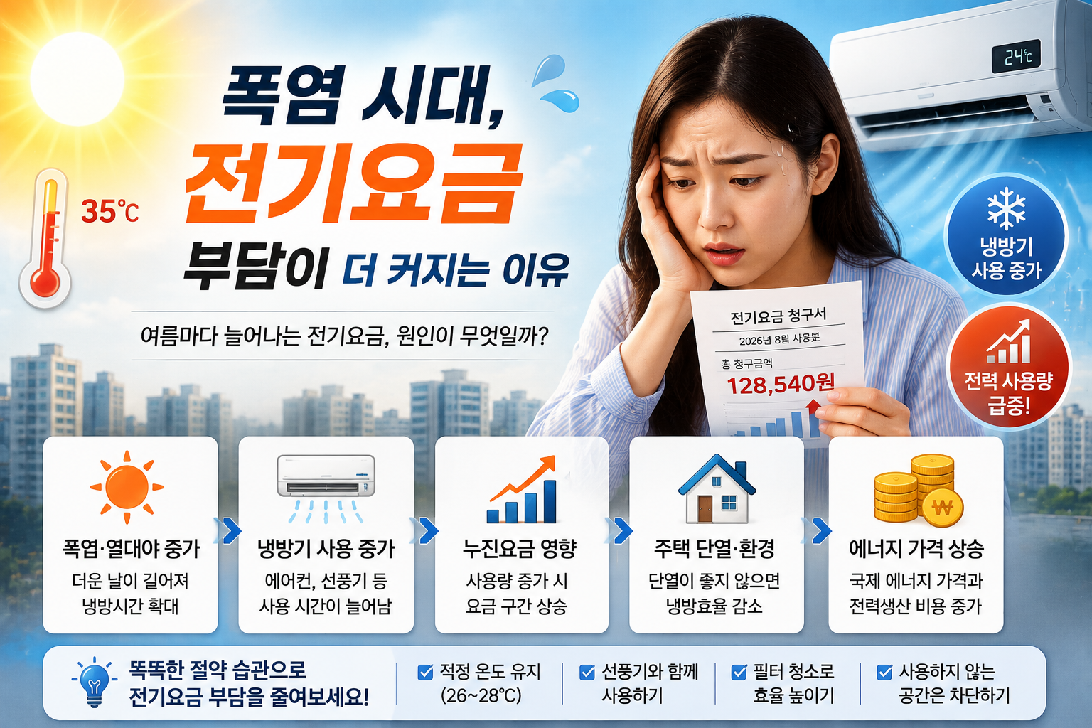 폭염 전기요금 썸네일